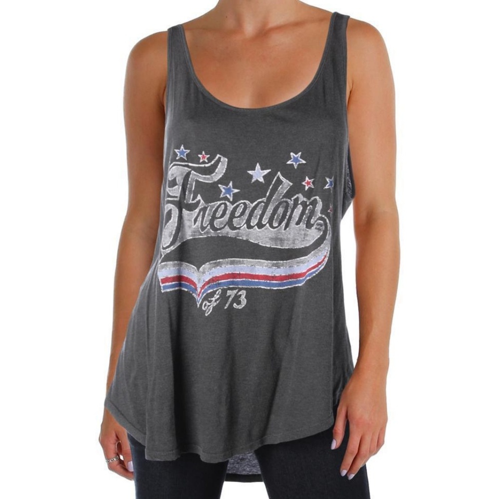 Billabong Long  Freedom of 73 Summer Tank TopTee SMALL - Picture 4 of 4